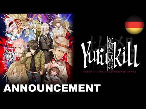 Yurukill: The Calumniation Games - Announcement Trailer (Nintendo Switch, PS4, PS5) (EU - German)