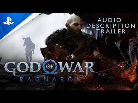 God of War Ragnarök - (Audio Description) Reveal Trailer | PS5 Games