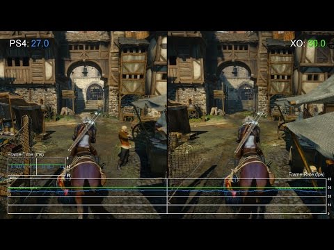 The Witcher 3: Patch 1.07 PS4 vs Xbox One Frame-Rate Test
