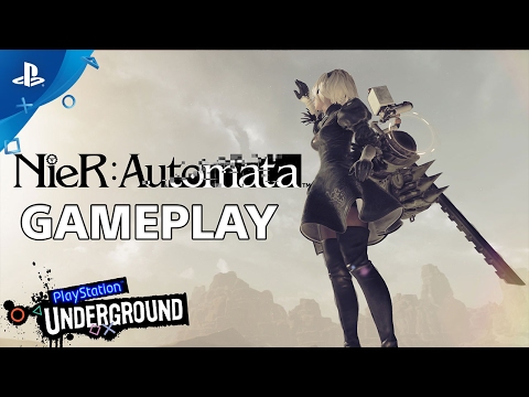 NieR: Automata - PlayStation Underground Open World Gameplay Video | PS4
