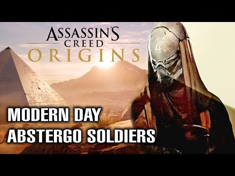Assassin&#039;s Creed Origins - *FIRST LOOK* at MODERN DAY Abstergo Soldiers in Egypt?! [EXCLUSIVE]