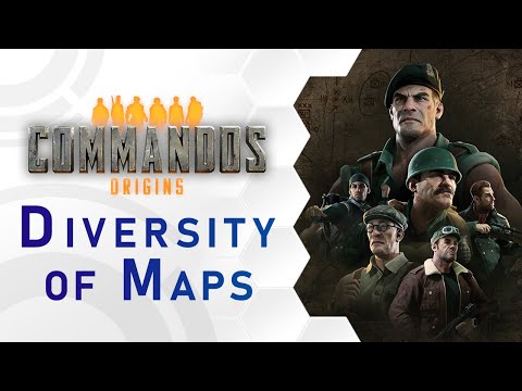 Commandos: Origins | Diversity of Maps Trailer (DE)