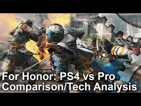 [4K] For Honor Beta: PS4 vs PS4 Pro Graphics Comparison/Frame-Rate Test