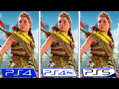 Horizon Forbidden West | PS4 - PS4 Pro - PS5 | Graphics Comparison