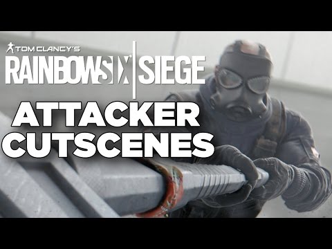 All Attacker Cutscenes - Tom Clancy&#039;s Rainbow Six Siege