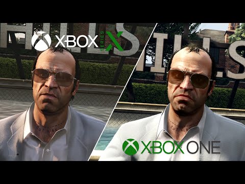 Grand Theft Auto V - Next Gen vs Old Gen Graphics Comparison Gameplay (GTA 5 in 4K)