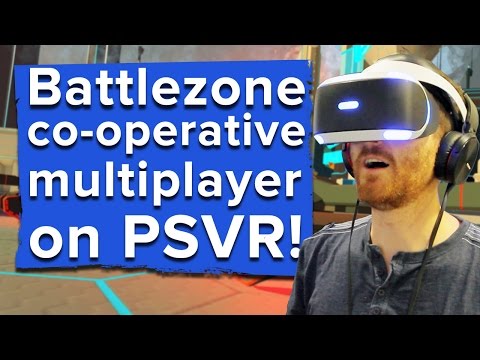 22 minutes of Battlezone co-operative multiplayer PSVR gameplay