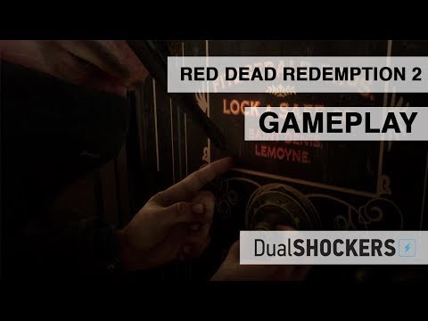 RED DEAD REDEMPTION 2 (PS4) | Bank Robbery Gameplay