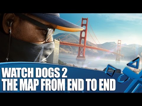 Watch Dogs 2 - The Map From End To End