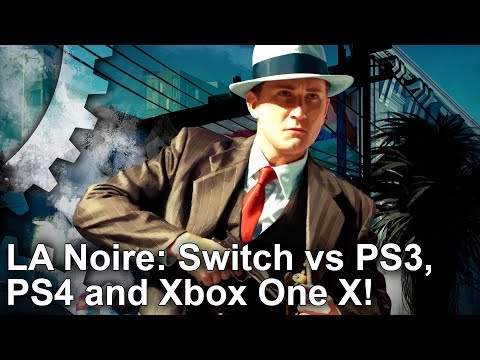 LA Noire: Switch vs PS3/PS4/Xbox One X Graphics Comparison + Frame-Rate Test