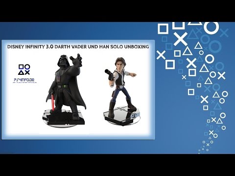 Disney Infinity 3.0 Darth Vader und Han Solo Unboxing (German/Deutsch)