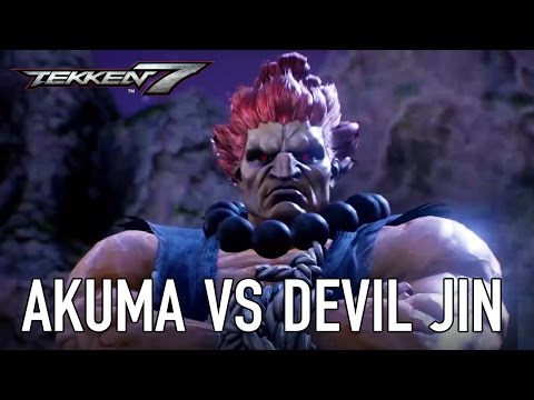Tekken 7 - PS4/XB1/PC - Akuma VS Devil Jin (Character Gameplay)