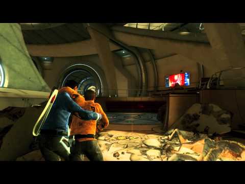Star Trek The Video Game gameplay footage - New Vulcan Escape