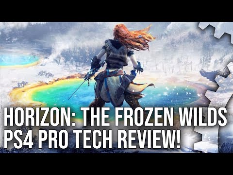 [4K HDR] Horizon: The Frozen Wilds PS4 Pro - Tech Breakdown and Engine Analysis