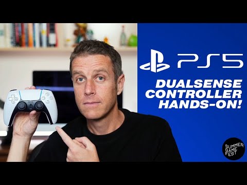 PlayStation 5: DualSense Controller Hands On #PS5