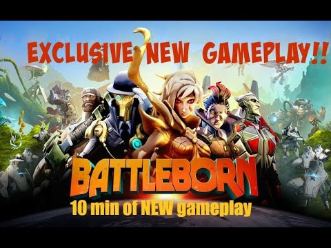 BATTLEBORN NEW gameplay - 10 min