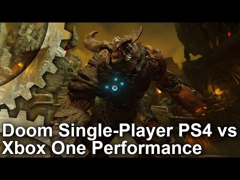 Doom PS4 vs Xbox One Single-Player Gameplay Frame-Rate Test