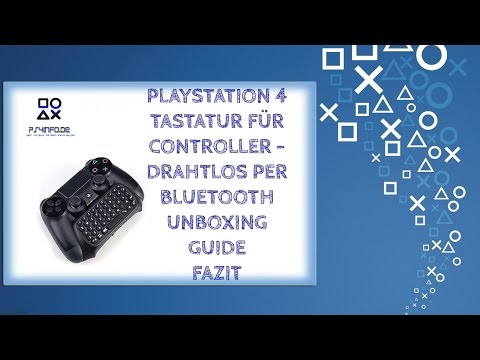 Gaminger PlayStation 4 Zubehör | Tastatur für Controller #PS4