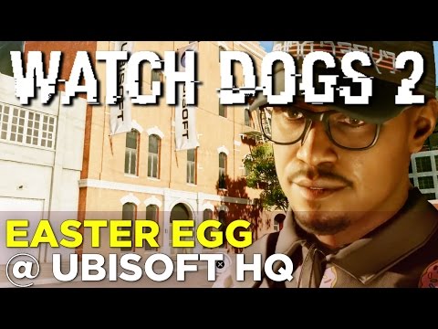 WATCH DOGS 2: Assassin&#039;s Creed Easter Egg at Ubisoft HQ