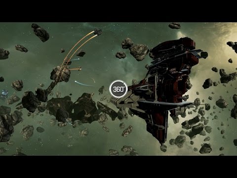 EVE: Valkyrie VR Carrier Tour (360 Degree Video)