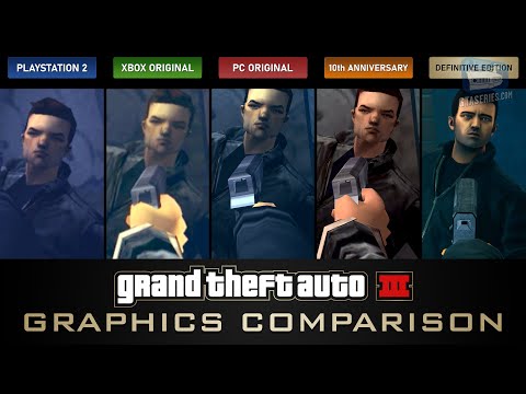 GTA 3 Definitive Edition Comparison - PS2 / Xbox / PC / Mobile / Remaster