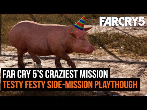 The ultimate WTF mission in Far Cry 5 - Testy Festy Side-mission