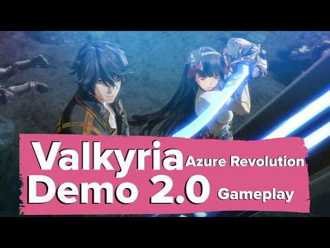 Valkyria: Azure Revolution 2.0 DEMO - Gameplay 1080p