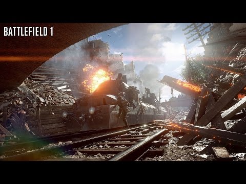 Battlefield 1: Armored Train Behemoth Gameplay on New Desert Map (PS4/Xbox One/PC 1080p/60 FPS)