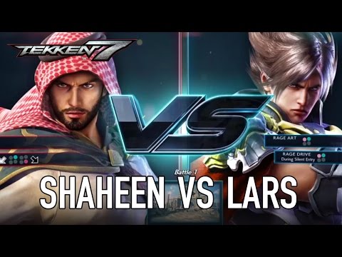 Tekken 7 - PS4/XB1/PC - Shaheen VS Lars (Character Gameplay)