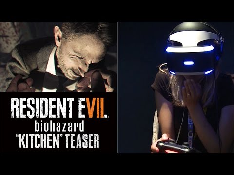 Resident Evil 7 &quot;Kitchen&quot; PSVR Teaser Gameplay &amp; Reactions