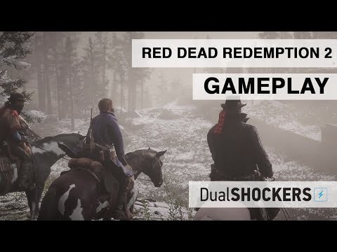 RED DEAD REDEMPTION 2 (PS4) | Train Heist Gameplay