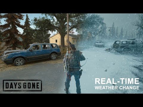 Days Gone PS4 - Unique Real Time Snowfall/Weather