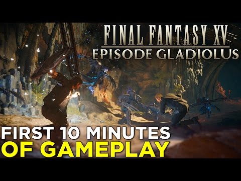 Final Fantasy XV: Episode Gladiolus - 10 Minutes of BRUTE FORCE Brawling Gameplay
