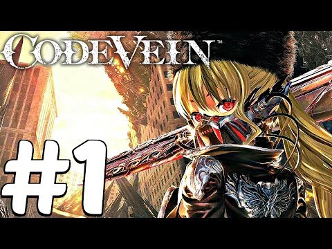 Code Vein (PS4) - Gameplay Walkthrough Part 1 - Queen&#039;s Knight Boss Fight (Anime Souls)