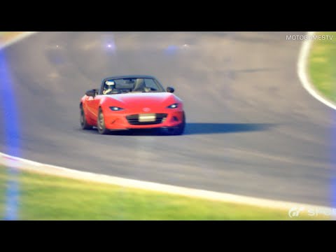 Gran Turismo Sport - Mazda Roadster (MX-5) - Drift at Brands Hatch (Off-Screen Replay)