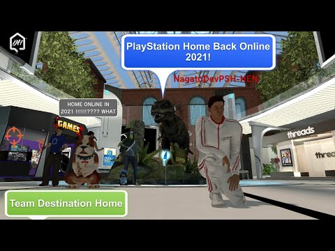 PlayStation Home Back Online 2021 Teaser | Destination Home × PS Online Network Emulated
