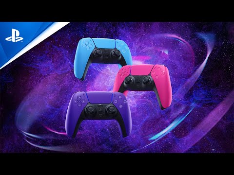 New DualSense Controllers: Starlight Blue, Galactic Purple and Nova Pink | PS5