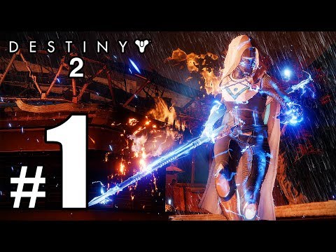 DESTINY 2 - Walkthrough PART 1 Story Mission 1 Beta (PS4 Pro) No Commentary Gameplay @ 1080p HD ✔