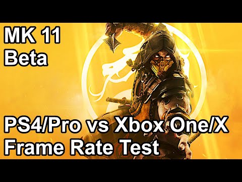 Mortal Kombat 11 Frame Rate Comparison PS4 Pro vs Xbox One X vs PS4 vs Xbox One (Beta)