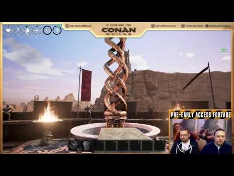 Conan Exiles Stream #2: Thralls, crafting and combat