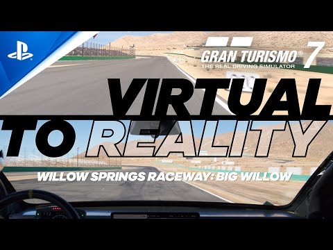 Gran Turismo 7 - Virtual to Reality Side-by-Side at Big Willow | PS5, PS4