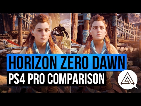 Horizon Zero Dawn | PS4 Pro vs PS4 Gameplay Comparison