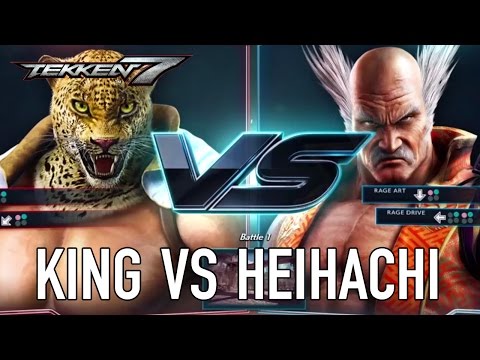 Tekken 7 - PS4/XB1/PC - King VS Heihachi (Character Gameplay)