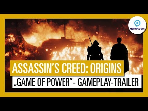 Assassin’s Creed Origins: Gamescom 2017 „Game of Power”-Gameplay-Trailer
