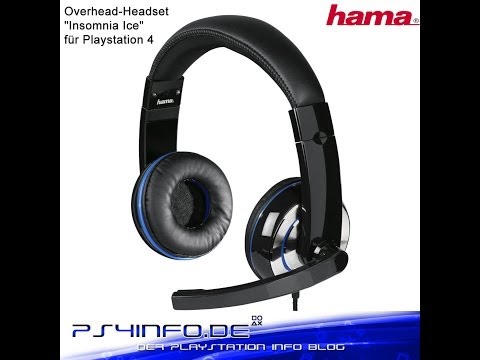 Overhead-Headset &quot;Insomnia Ice&quot; für Playstation 4 -Unboxing -