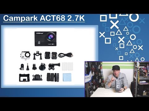 Campark ACT68 2 7K Action Cam Unboxing - Deutsch