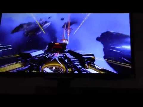 EVE Valkyrie on PlayStation VR&#039;s social screen (PS4)