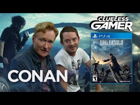Clueless Gamer: &quot;Final Fantasy XV&quot; With Elijah Wood | CONAN on TBS
