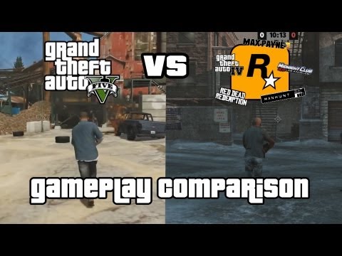 GTA V vs. Past Rockstar Games (Gameplay Comparison)