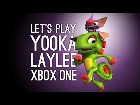 Yooka Laylee Xbox One Gameplay: Let&#039;s Play Yooka Laylee Toybox Demo on Xbox One